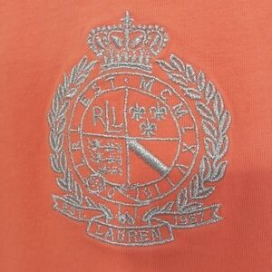 L-RL Ralph Lauren Active Short Sleeve Embroidered Logo T Shirt